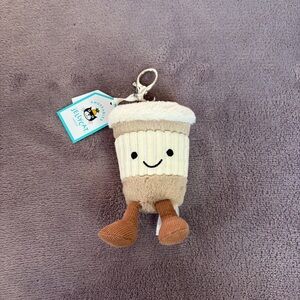 Jellycat Amusables Coffee Bag Charm